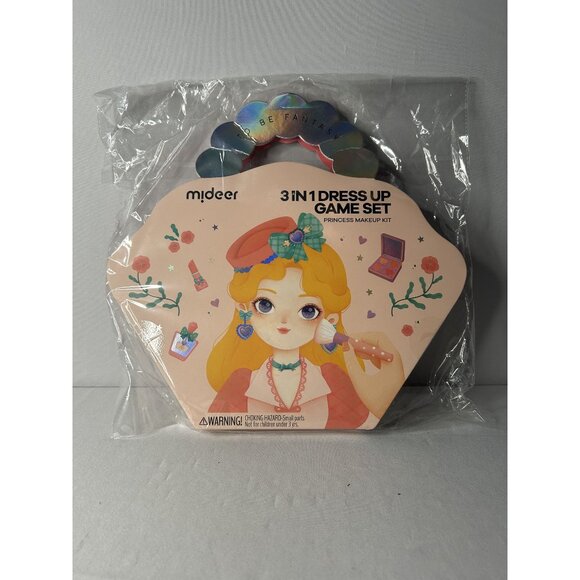 Mideer 3-In-1 Dress Up Game Set With Princess Makeup Kit For Ages 3+ - Picture 1 of 2
